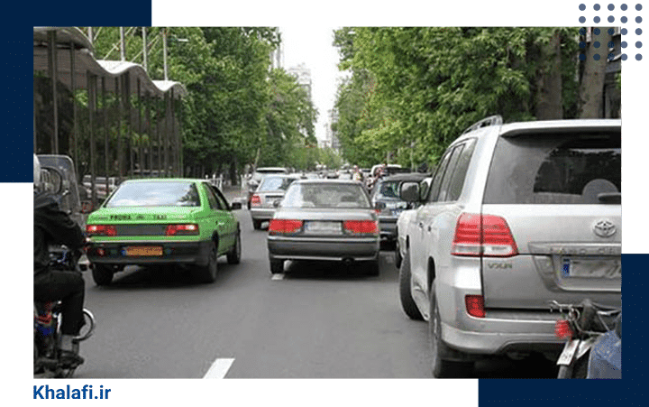 اعتراض به جریمه پارک دوبله در محل توقف ممنوع