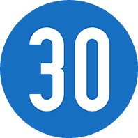 حداقل سرعت 30 کیلومتر بر ساعت