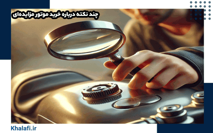 نکات مهم درباره خرید موتور مزایده‌ای