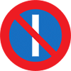 تابلو توقف در روزهای فرد ممنوع